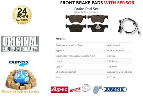 Front pads for - front,