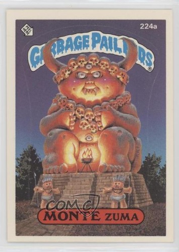 1986 topps garbage pail - garbage, kids