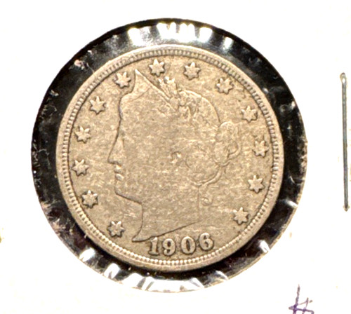 1906 liberty nickel f - nickel,