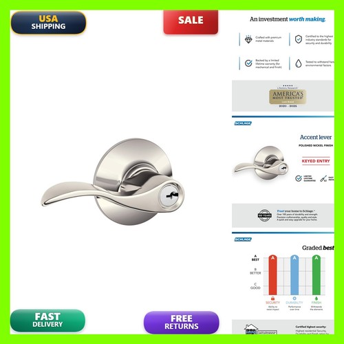 Schlage accent keyed entry - accent,