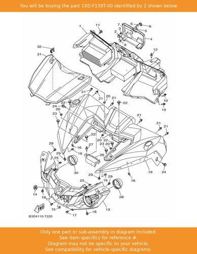 Yamaha bracket cover - yamaha,