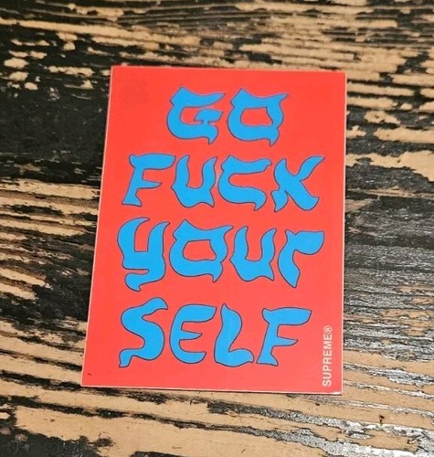 Supreme yourself red - go,