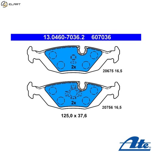 Brake pad set disc - pad,