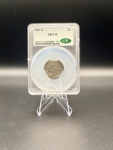 1937 buffalo nickel cac - 1937-d,